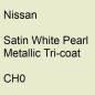 Preview: Nissan, Satin White Pearl Metallic Tricoat, CH0.